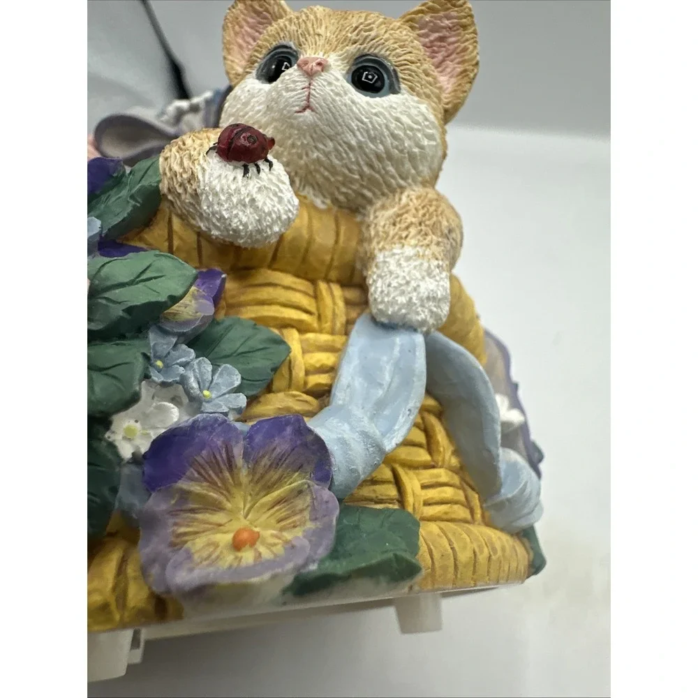 The San Francisco Music Box Company 229751 Kittens In A Basket Fur Elise